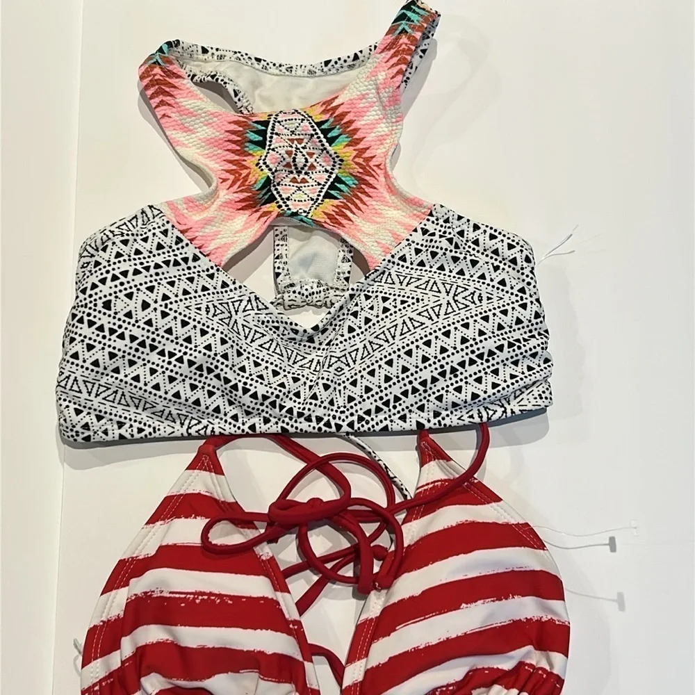 Bikini Swim tops bundle size medium NWOT